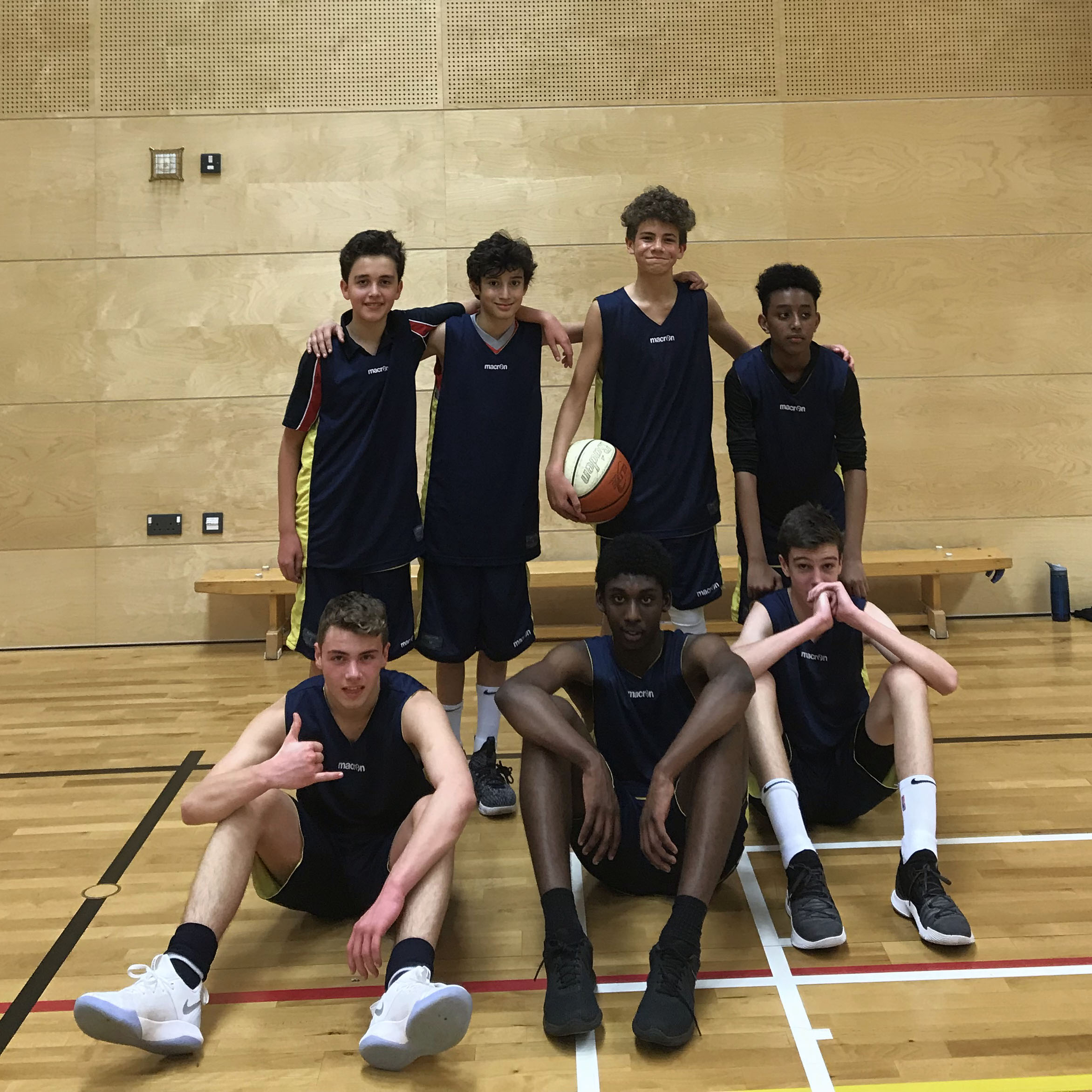 Basketball victory against Chelsea Academy