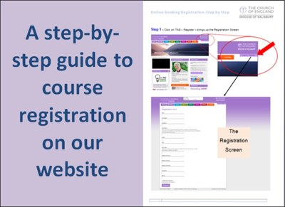 A step-by-step guide to course registration on our website