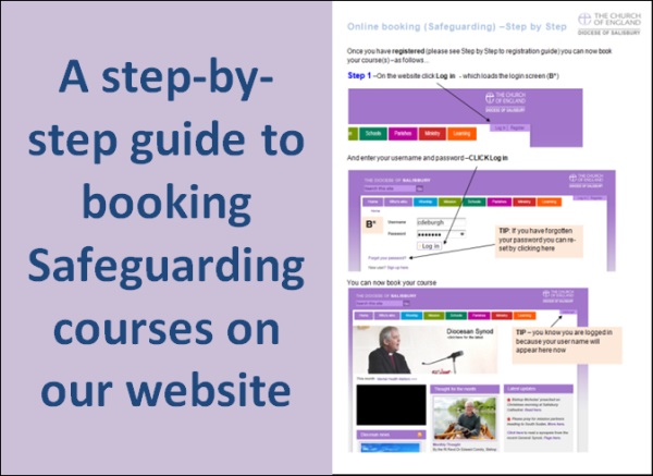 A step-by-step guide to booking Safeguarding courses on our website