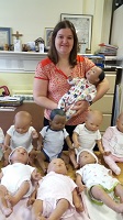 Laura Kachale with Virtual Babies [Jan 2018]