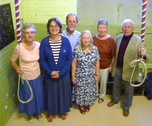 Mothers' Union Bellringers on 140th Anniversary 22 September 2016