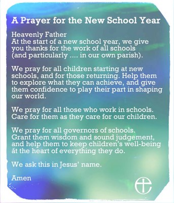 A Prayer for the New School Year, 29 Aug 2014