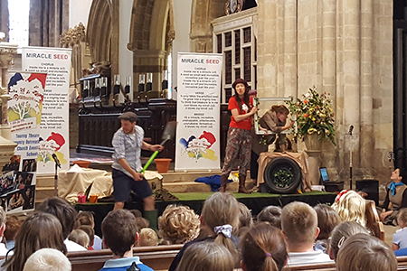 I had an amazing day- a gardener in the Minster