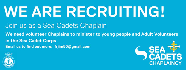 Sea Cadets Chaplaincy- we are recruiting