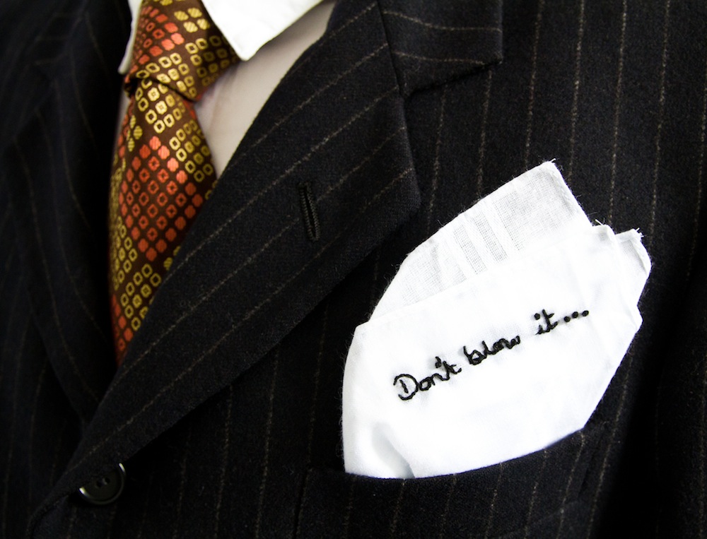 A gentle form of activism- craftivism for the well-dressed gentleman