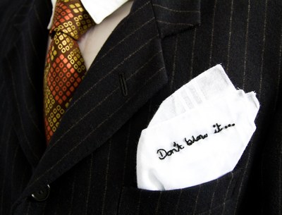 A gentle form of activism- craftivism for the well-dressed gentleman