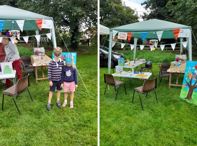 A Messy start- Kingston Deverill Village Fete