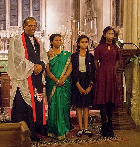 Accolades and Advocacy- Canon Joshva with his family in Seend