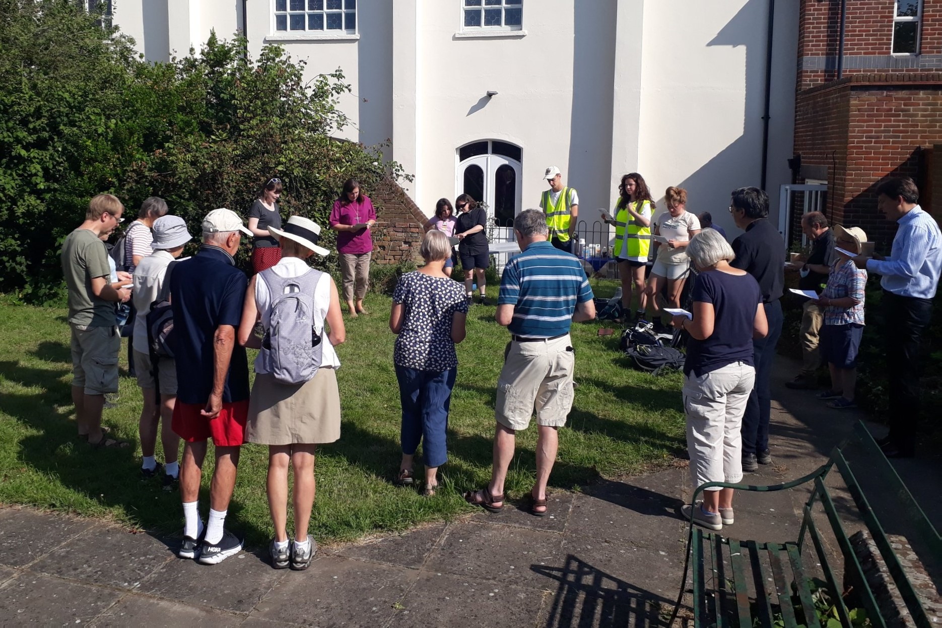 Blessing Young Climate Activists- prayers before sendoff