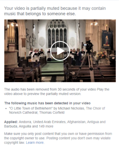 Church choir gets upgraded to 'cathedral' standard- original screenshot