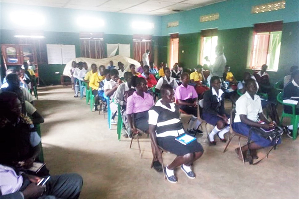 Coping with Covid in South Sudan- Girls' awareness session