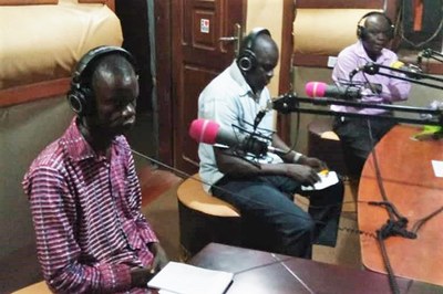 Coping with Covid in South Sudan- On air during a radio show