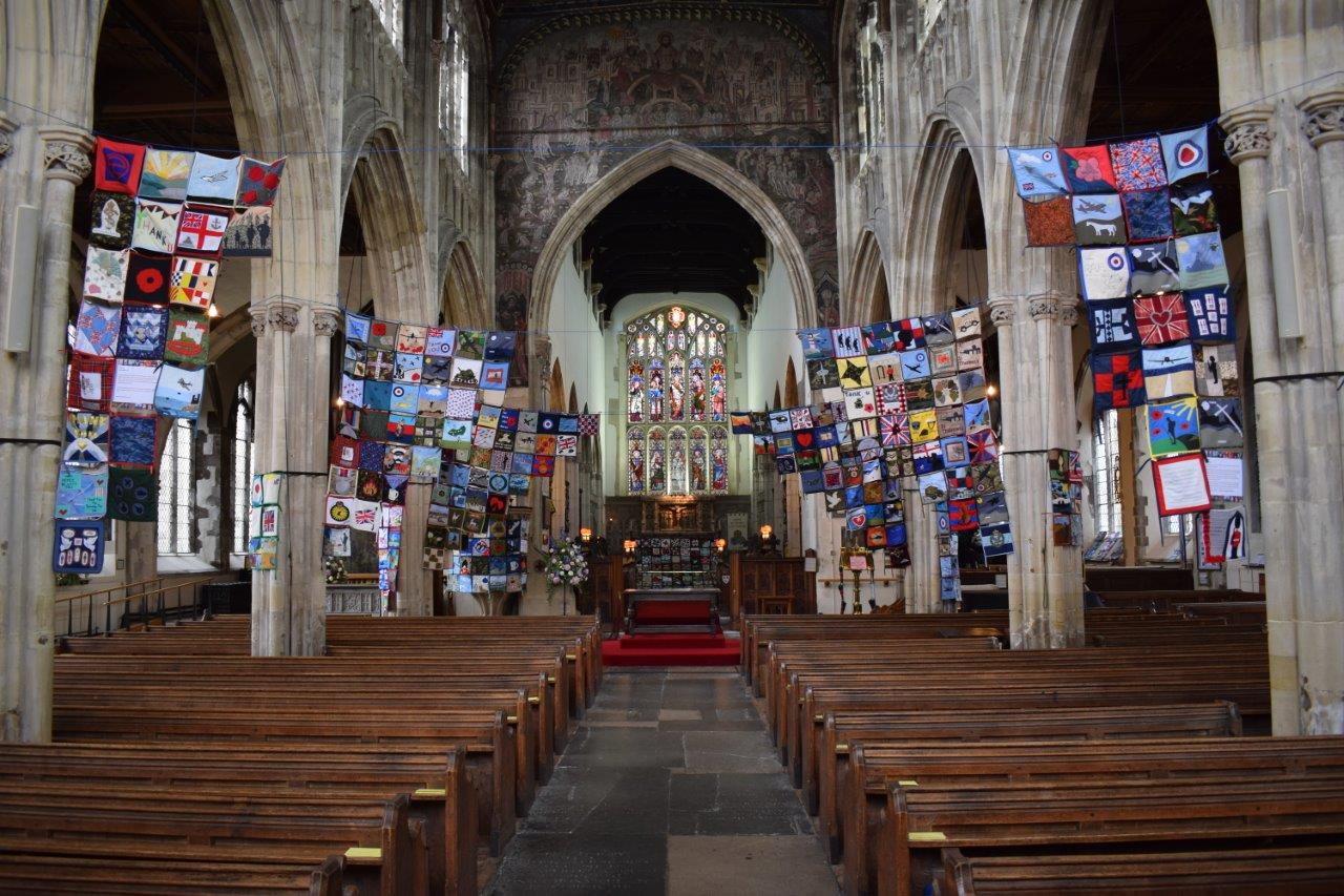 Flags of Thanks- the church