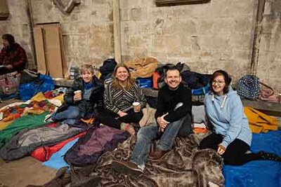 Fundraisers to bed down for the ‘BIG Sleep’- in the Cloisters at Salisbury Cathedral