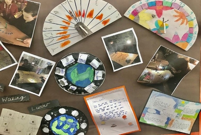 Getting back to it- sundials and moon phases, Westbury Leigh Primary School