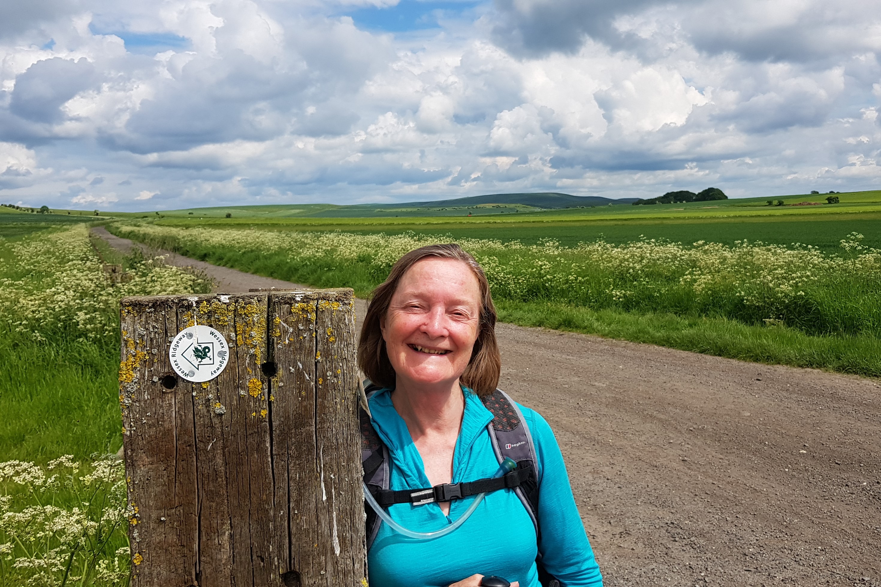 I would bike 700 miles, and I would walk 300 more- MU's Rosie Stiven walking the Wessex Ridgeway