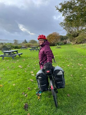 Iona Pilgrimage 2021- the Revd Jo Naish charity cycle fundraising