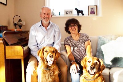 Meet our new Deacons for 2020- Caroline Spindlow with husband Mark and dogs