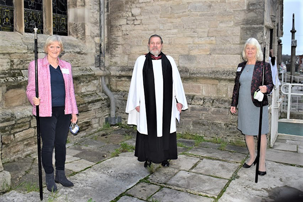 New Rector for Dorchester- Keith Magee with Churchwardens