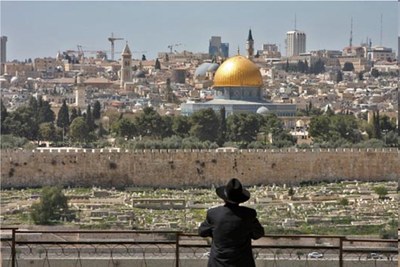 'Next year in Jerusalem'- a view from the Mount of Olives