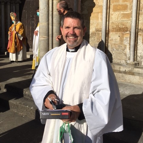 Settling in- Corfe Mullen's new curate Matt Smith