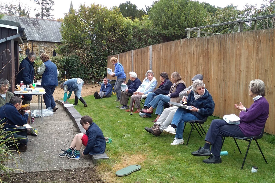 Silver and Gold- Churchyard Clear Up