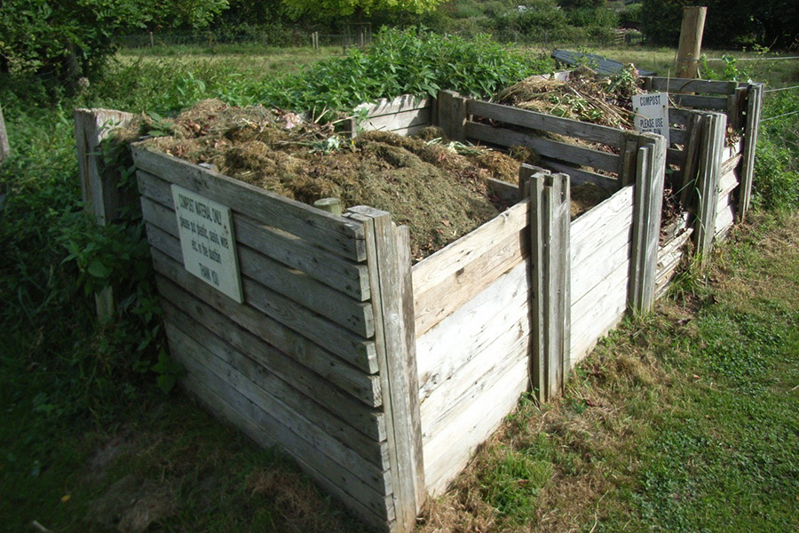 Silver and Gold- churchyard compost bins