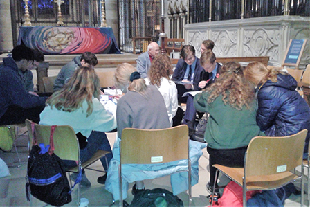 Sixth-formers exploring War, Faith and Reconciliation