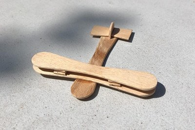 'Takeaways' are a huge success- Lolly aeroplane designed by Revd Stéphane