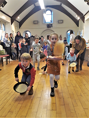 Use your LOAF- pancake race