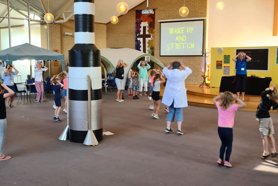 Welcome to the Wonderzone- Corfe Mullen children's club with rocket