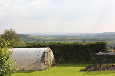 The view from Peter Custard's garden