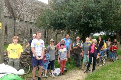 Ride+Stride St Giles Church Hooke 2014