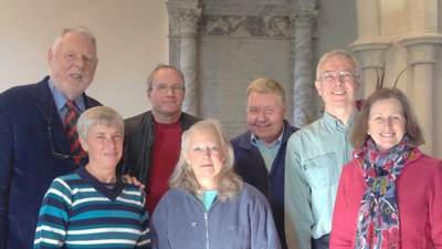 Terry Waite Lyneham 25th Anniversary ringing team.jpg