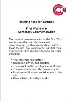 2014 Events- WW1 Briefing Note for Parishes