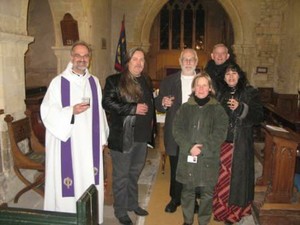 LPA induction Service in Enford Church with the Archdeacon of Sarum, Alan Jeans