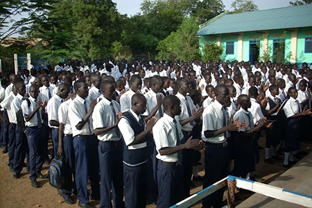 A trip to school in South Sudan