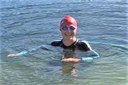 Archdeacon finishes her "channel swim"