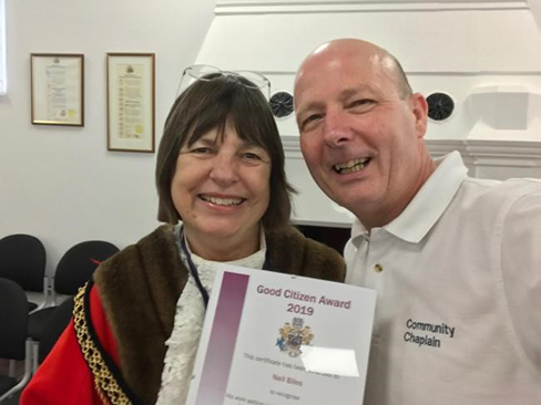 Award-winning Lay Chaplain goes above and beyond