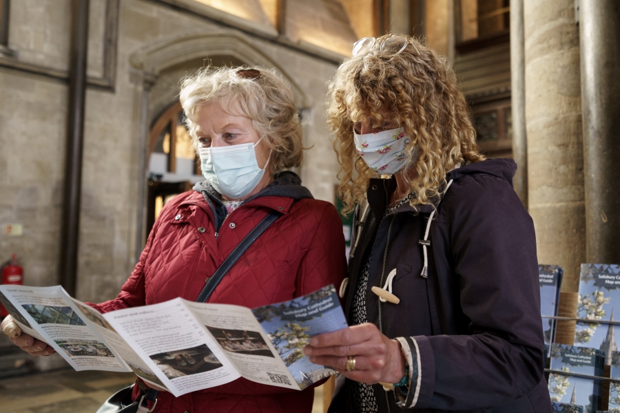 Cathedral volunteers test the system ahead of re-opening