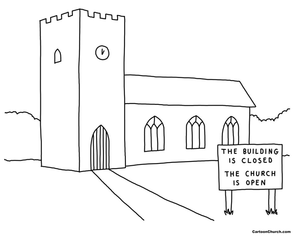 Churches stay closed