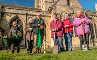 Eight new trees for Devizes churchyard