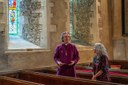 New stained glass window dedicated at Broad Hinton Church 