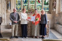 Parish member receives rare Platinum Champion Award 