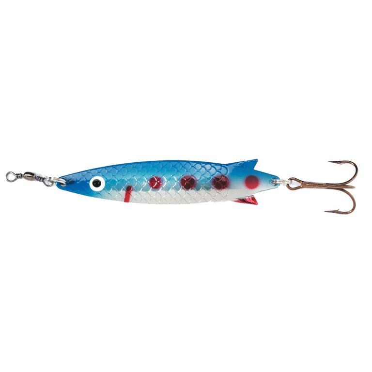 Abu Garcia Toby Spoon Blue/Red Spot