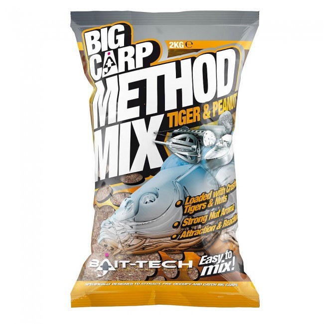 Bait-Tech Big Carp Method Mix Tiger  Peanut 2kg