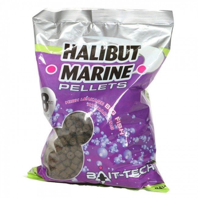 Bait-Tech Halibut Marine Pellets 900g