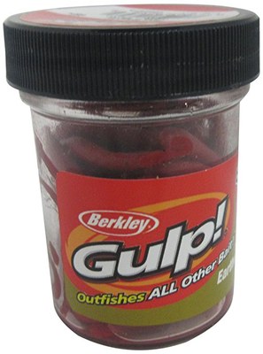 Berkley Gulp! Earthworms 4" Red