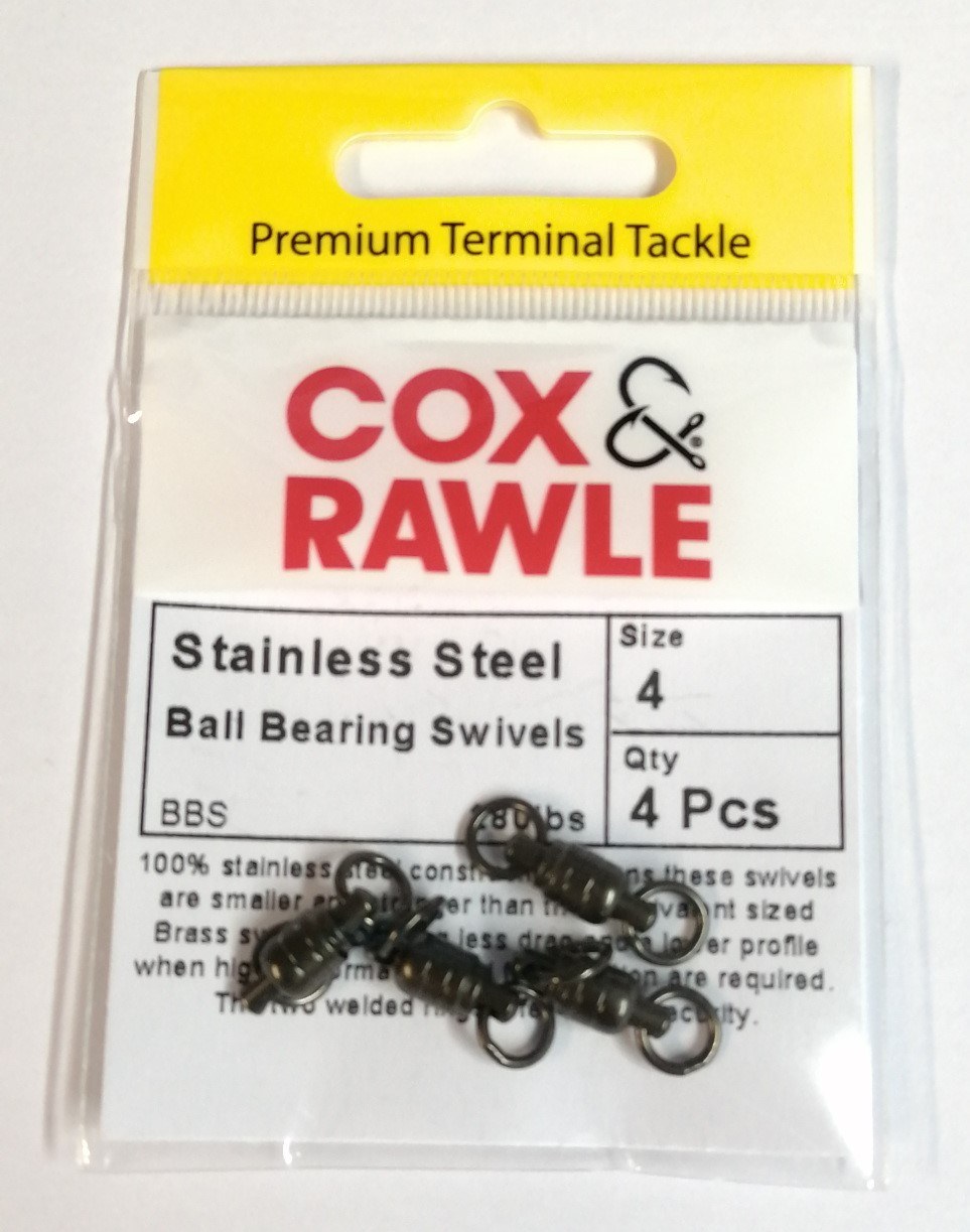 Cox & Rawle Stainless Steel BB Swivel Black Nickel