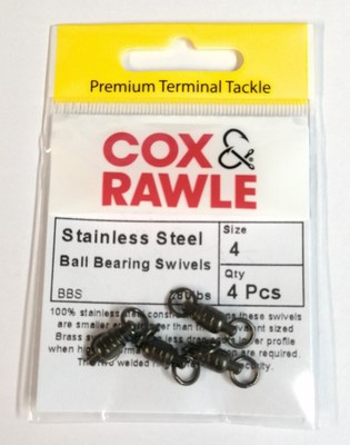 Cox & Rawle Stainless Steel BB Swivel Black Nickel